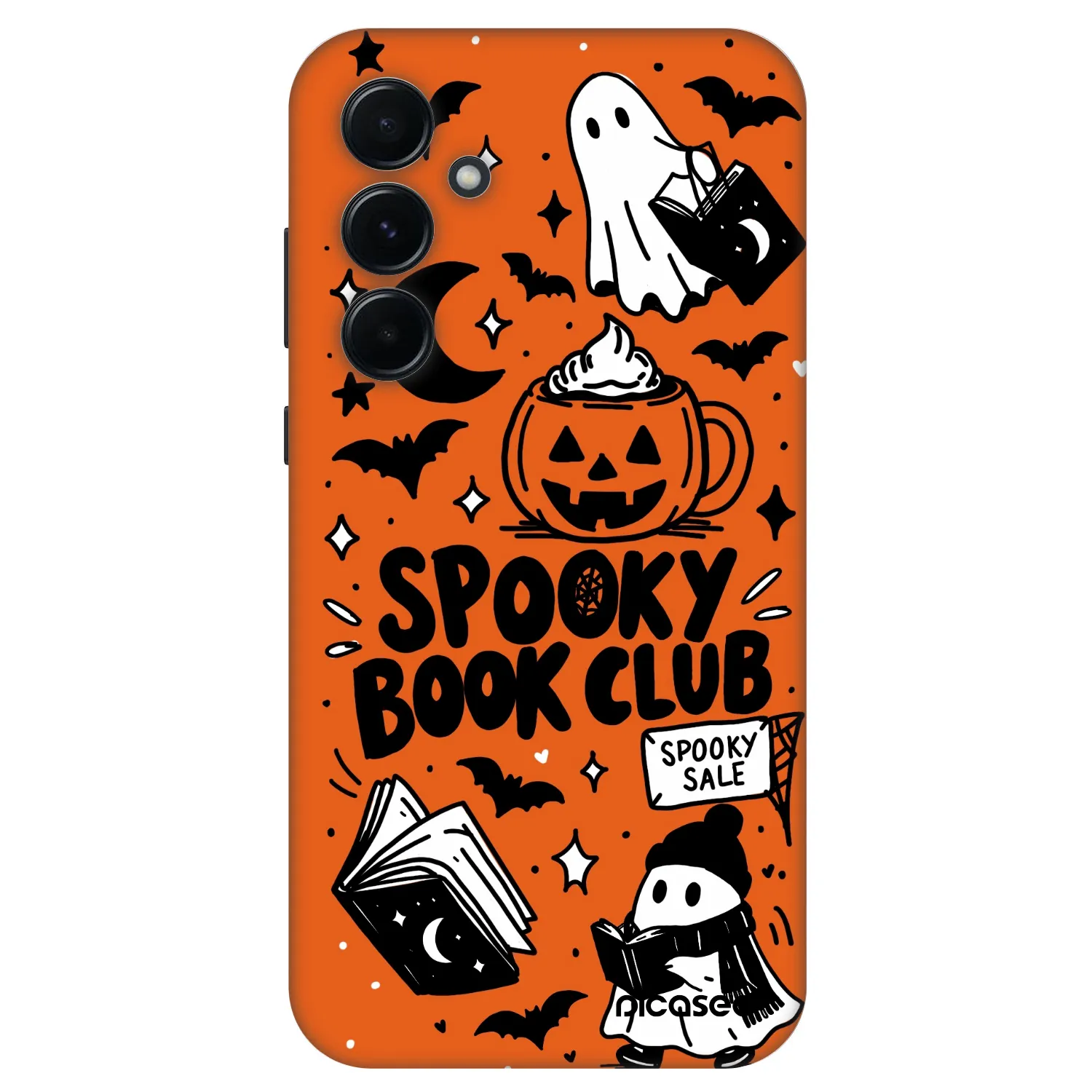 Picasee Fashion Case Samsung Galaxy A55 5G A556B - Spooky book club