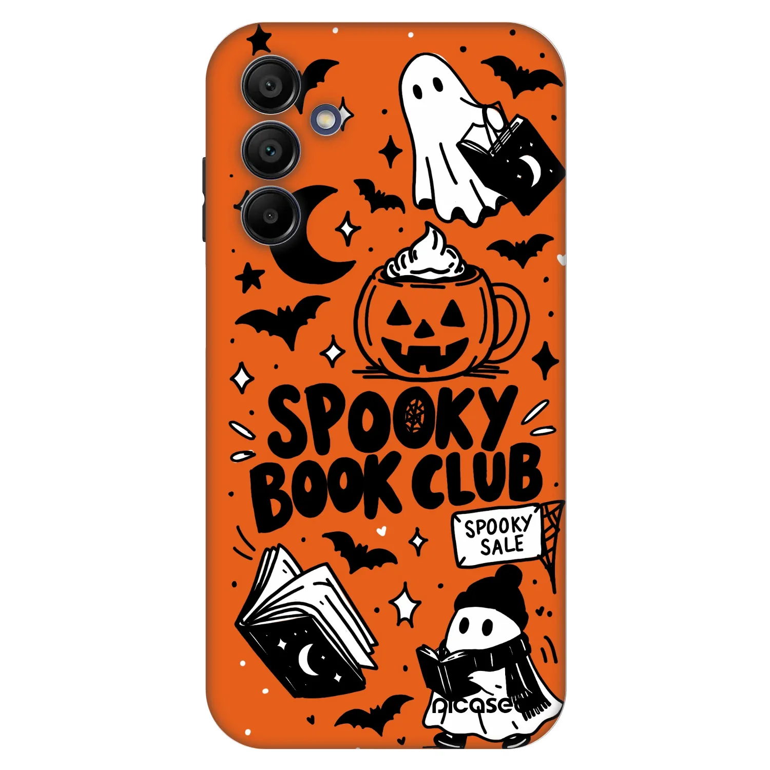 Picasee Fashion Case Samsung Galaxy A15 A155F 4G - Spooky book club