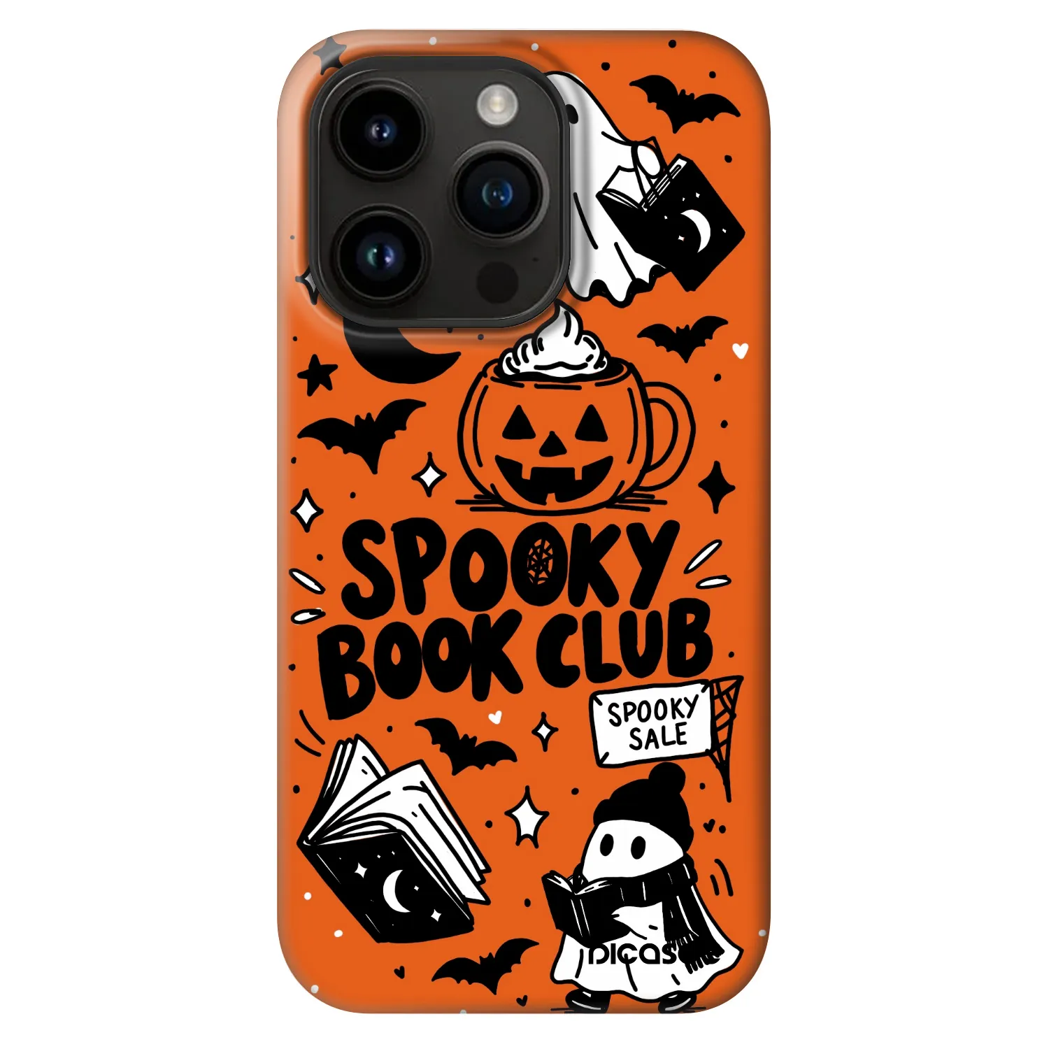 Picasee Fashion Case MagSafe Apple iPhone 14 Pro - Spooky book club