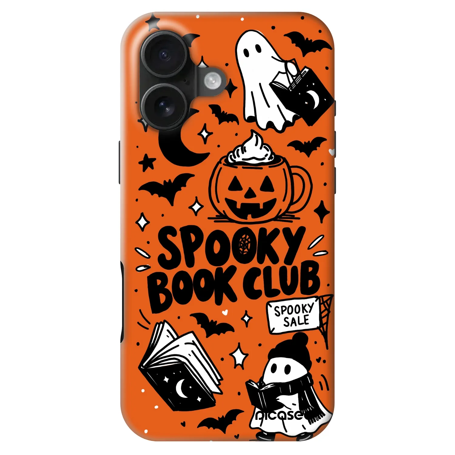 Picasee Fashion Case MagSafe Apple iPhone 16 - Spooky book club
