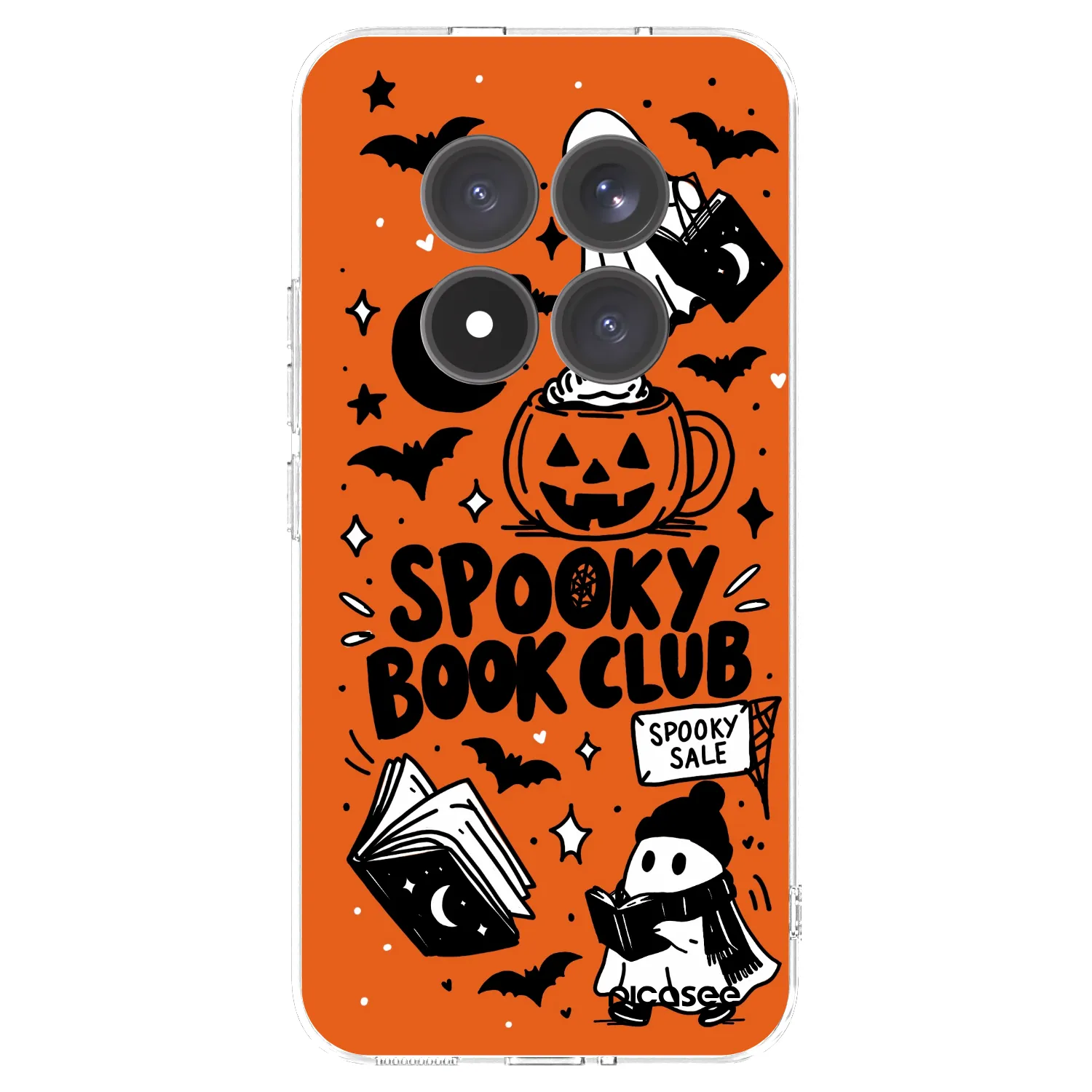 Picasee átlátszó szilikon tok az alábbi mobiltelefonokra Xiaomi Redmi Note 15 Pro+ - Spooky book club