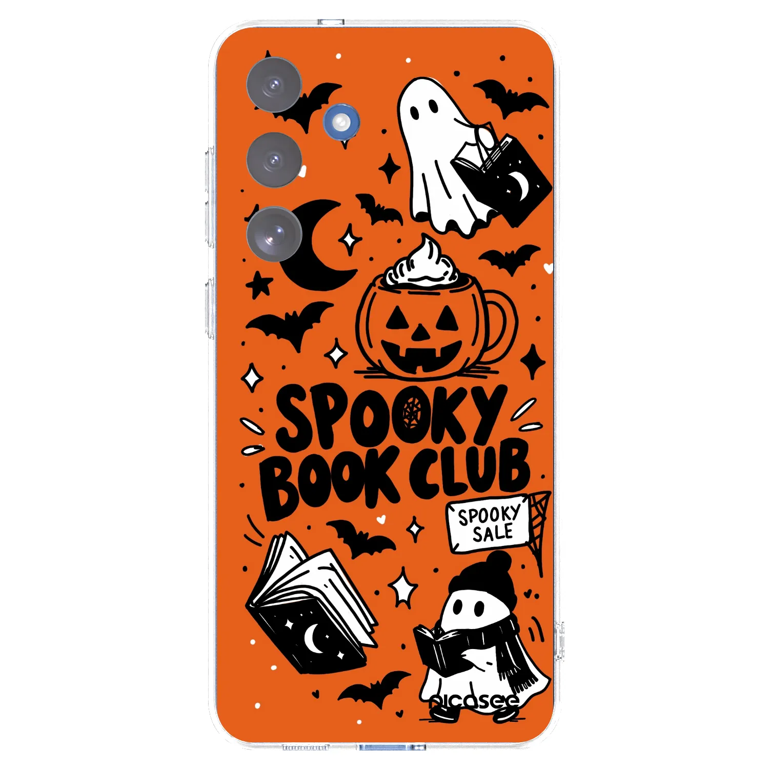 Picasee átlátszó szilikon tok az alábbi mobiltelefonokra Samsung Galaxy S25 FE 5G - Spooky book club