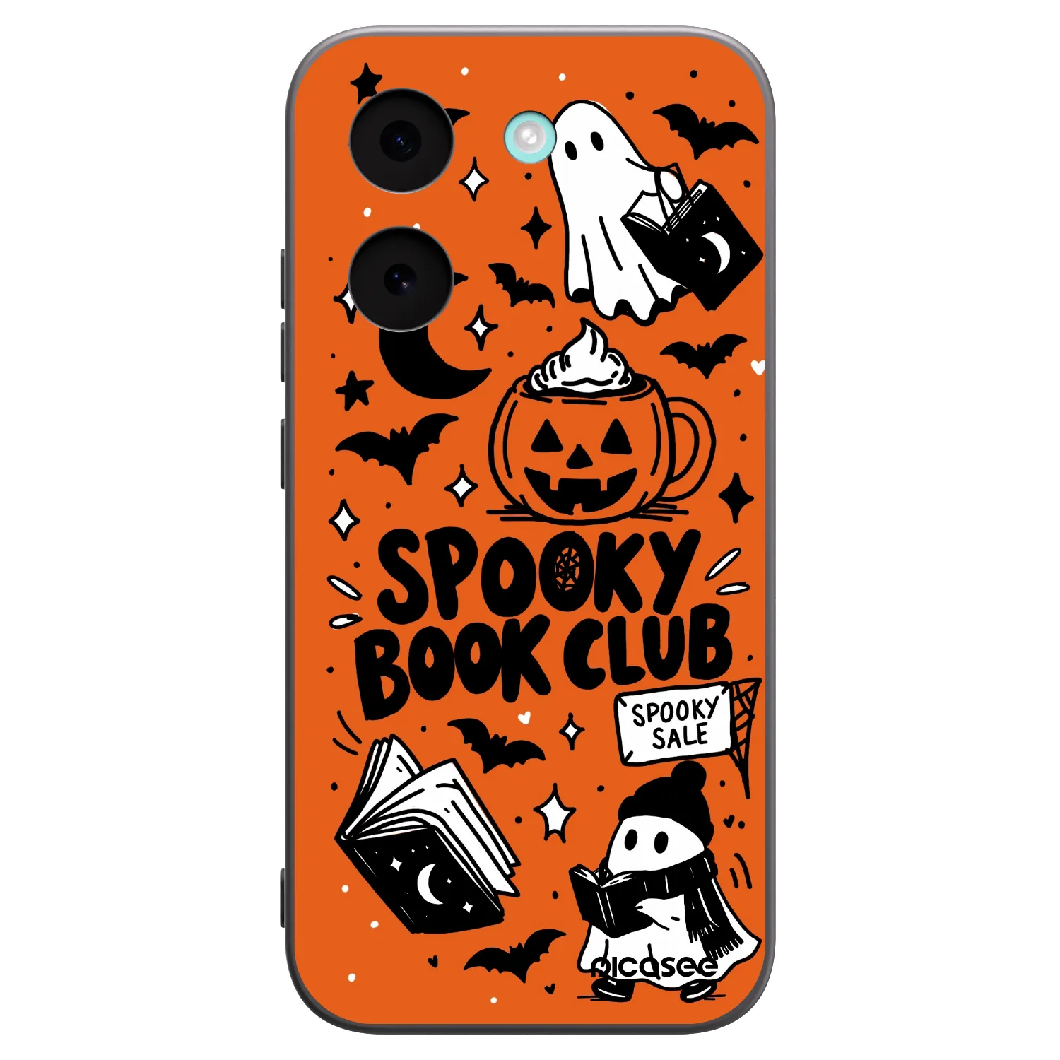Picasee fekete szilikon tok az alábbi mobiltelefonokra Xiaomi Poco X8 Pro - Spooky book club