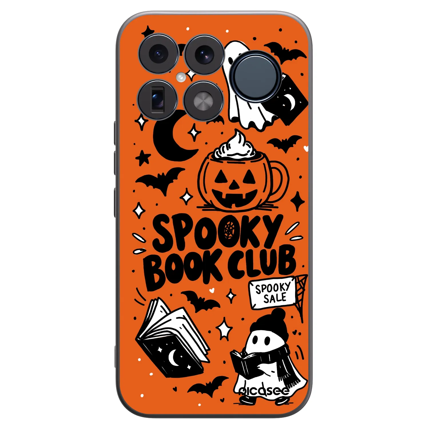 Picasee fekete szilikon tok az alábbi mobiltelefonokra Xiaomi Poco F8 Ultra - Spooky book club