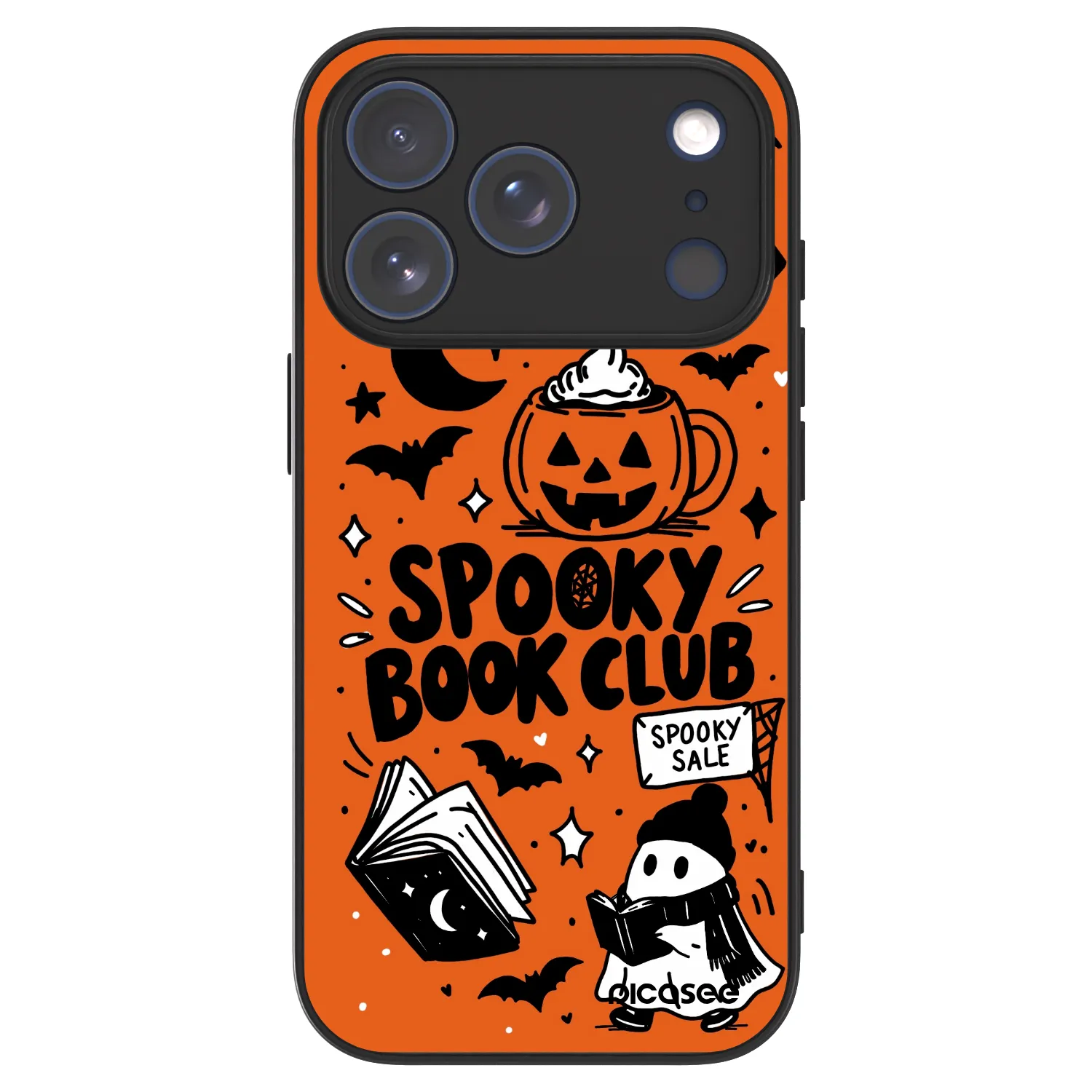 Picasee ULTIMATE CASE MagSafe Apple iPhone 18 Pro - készülékre - Spooky book club