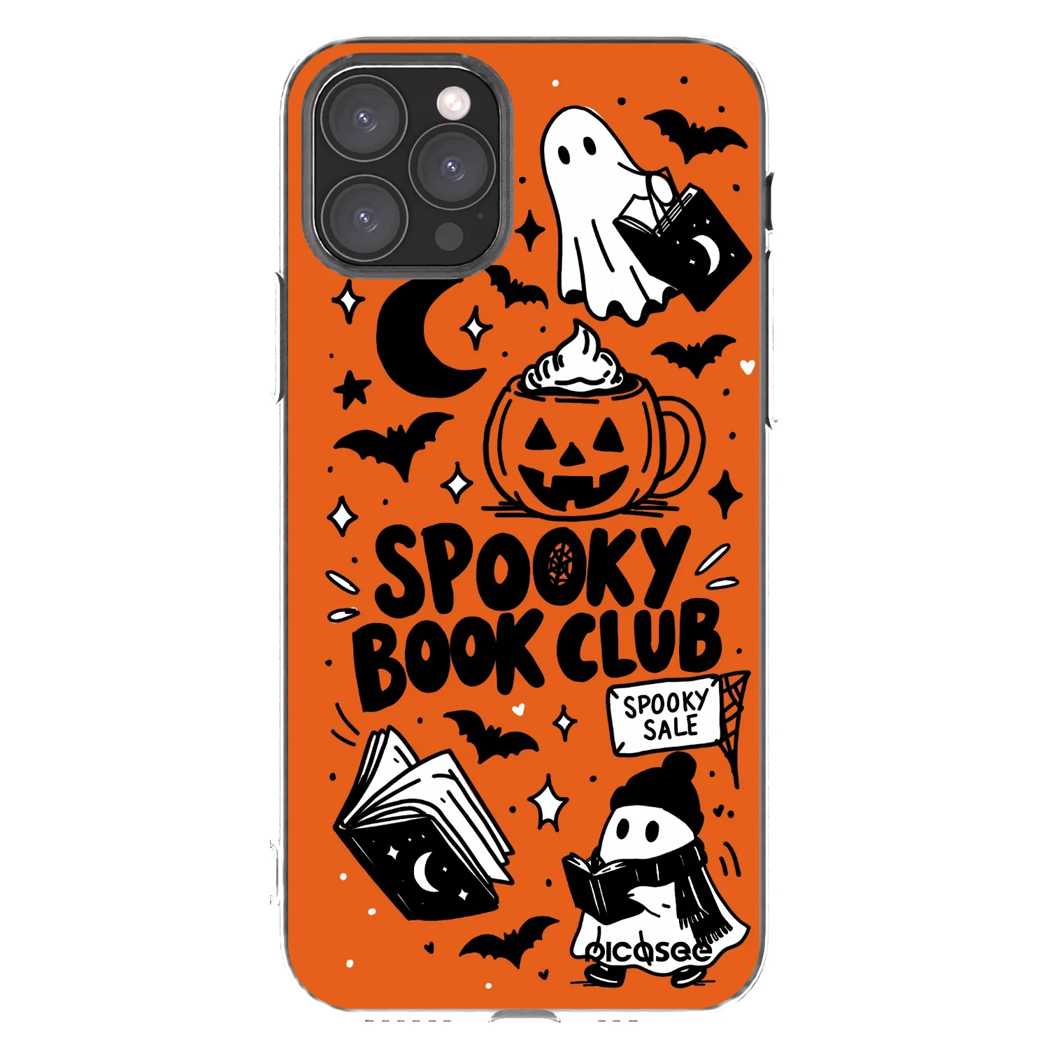 Picasee átlátszó szilikon tok az alábbi mobiltelefonokra Apple iPhone 11 Pro - Spooky book club