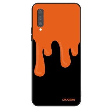 Szilikon tok erre a típusra Samsung Galaxy A50 A505F - Orange spooky
