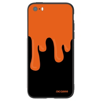 Szilikon tok erre a típusra Apple iPhone 5/5S/SE - Orange spooky