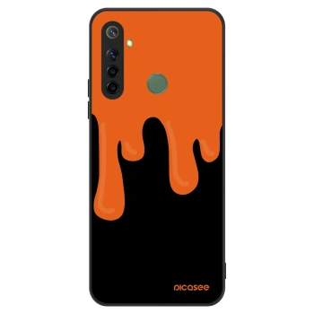 Szilikon tok erre a típusra Realme 6i - Orange spooky