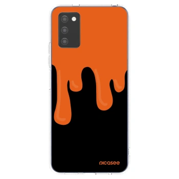 Tok az alábbi mobiltelefonokra Samsung Galaxy A03s A037G - Orange spooky