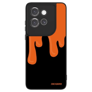 Szilikon tok erre a típusra Motorola Edge 50 Neo - Orange spooky