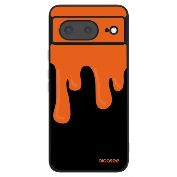 Szilikon tok erre a típusra Google Pixel 8a - Orange spooky