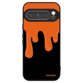Szilikon tok erre a típusra Google Pixel 9 Pro - Orange spooky