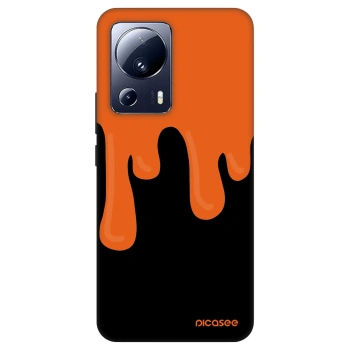 Szilikon tok erre a típusra Xiaomi 13 Lite - Orange spooky