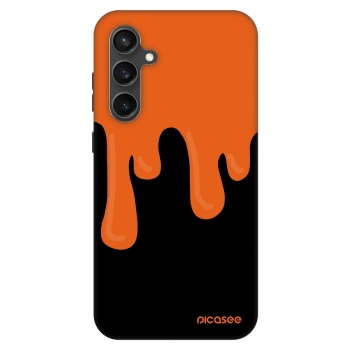 Szilikon tok erre a típusra Samsung Galaxy S23 FE S711B - Orange spooky
