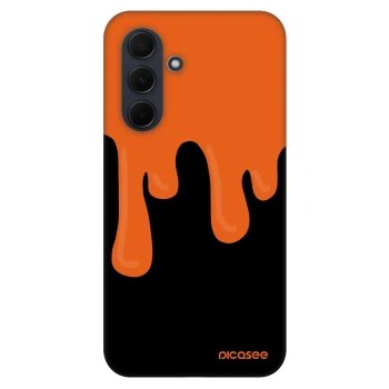 Szilikon tok erre a típusra Samsung Galaxy A35 5G A356B - Orange spooky