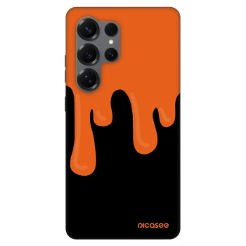 Szilikon tok erre a típusra Samsung Galaxy S25 Ultra 5G - Orange spooky