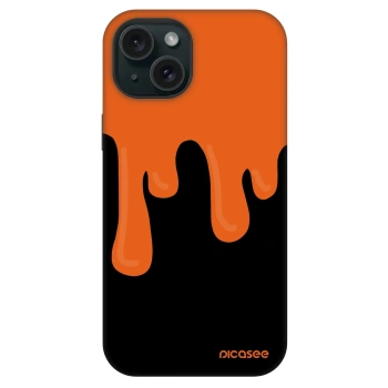 Szilikon tok erre a típusra Apple iPhone 15 - Orange spooky