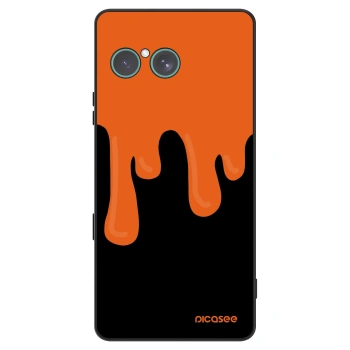 Szilikon tok erre a típusra Sony Xperia 10 VII - Orange spooky