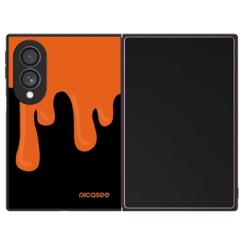 Szilikon tok erre a típusra Samsung Galaxy Z Fold8 5G - Orange spooky
