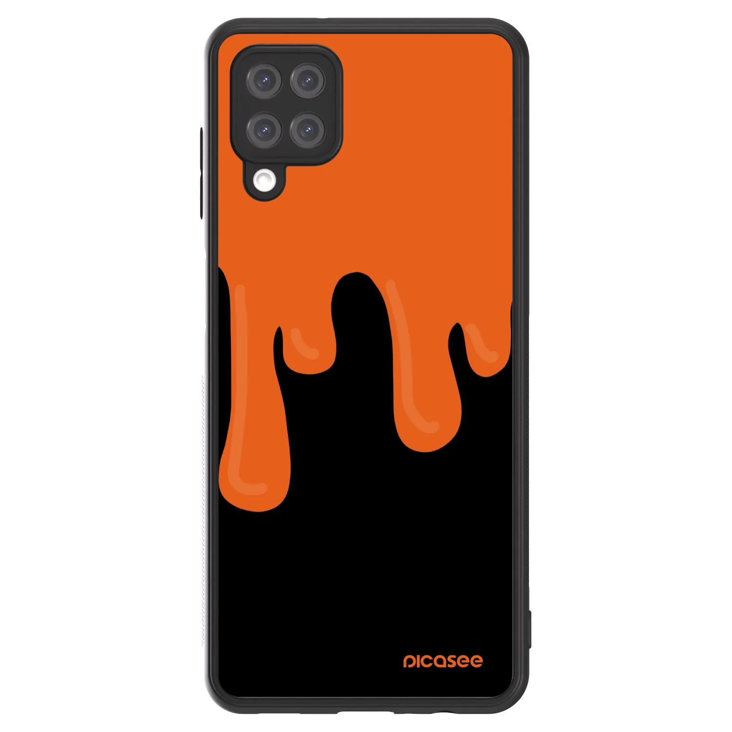 Picasee ULTIMATE CASE Samsung Galaxy A12 A125F - készülékre - Orange spooky
