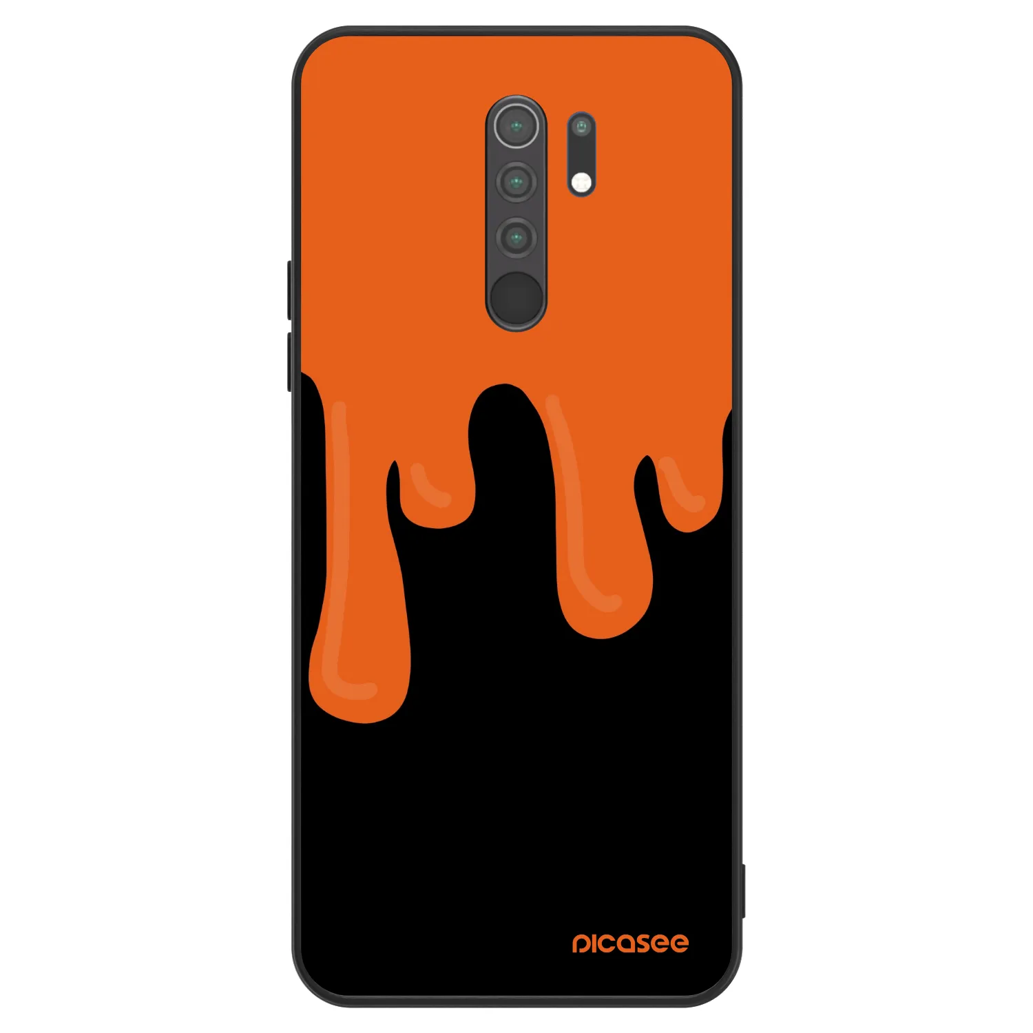 Picasee ULTIMATE CASE Xiaomi Redmi 9 - készülékre - Orange spooky