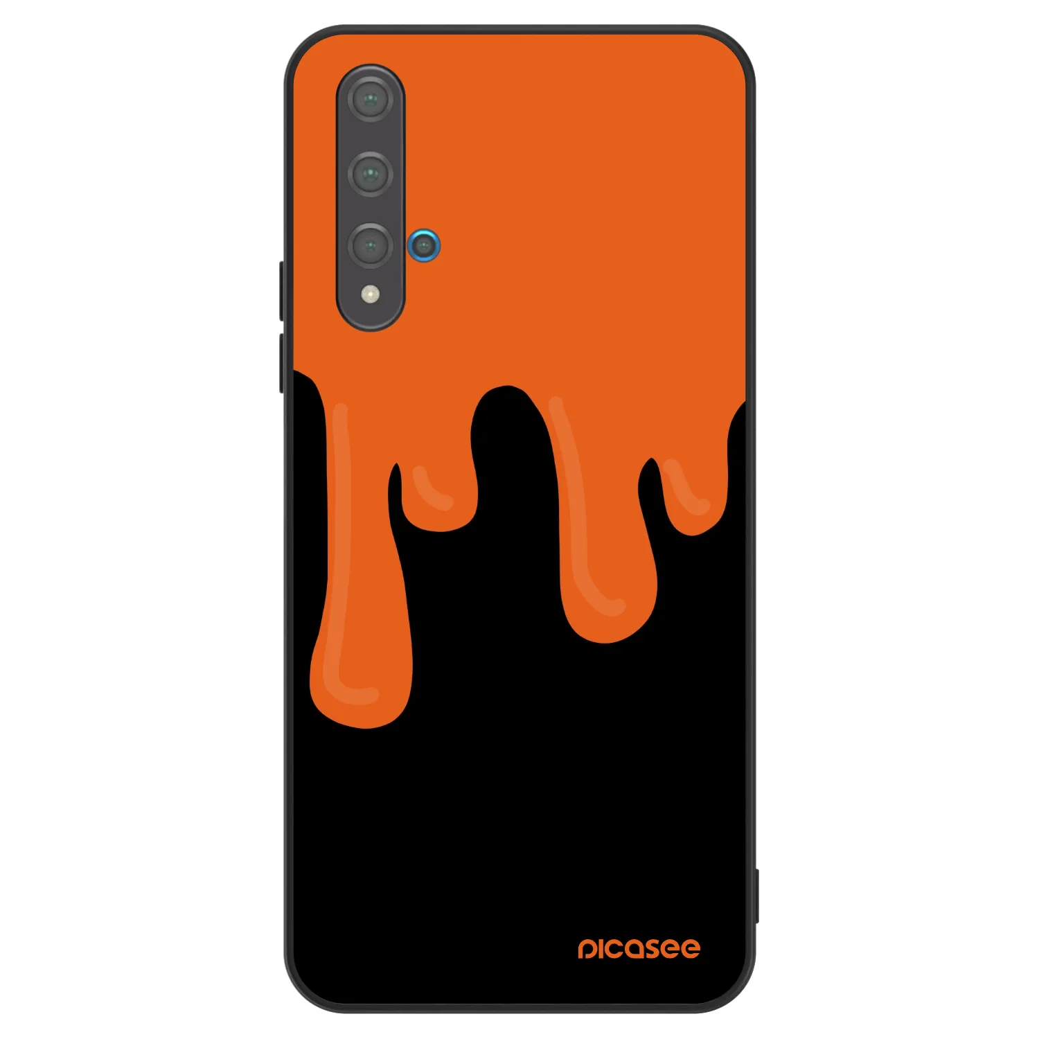 Picasee ULTIMATE CASE Huawei Nova 5T - készülékre - Orange spooky