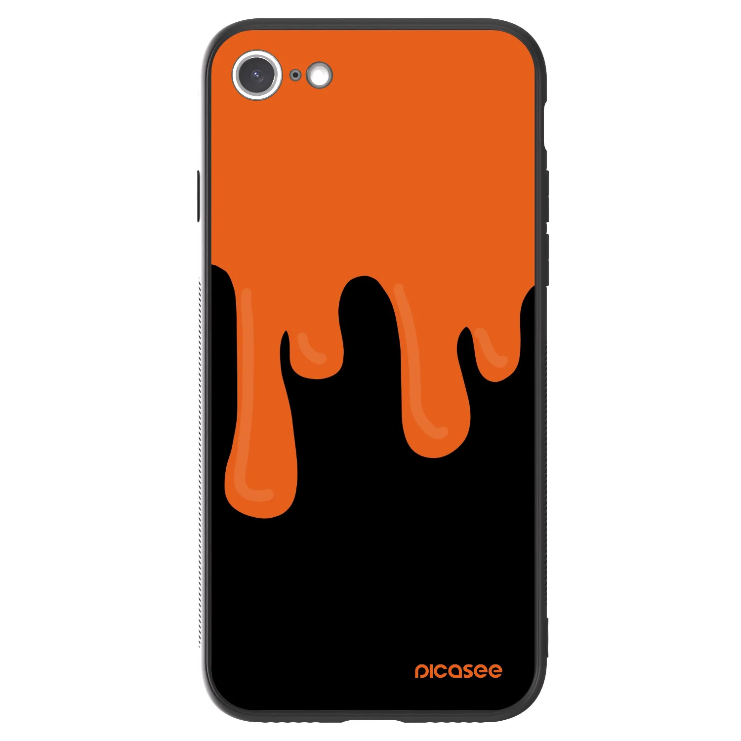 Picasee ULTIMATE CASE Apple iPhone SE 2020 - készülékre - Orange spooky
