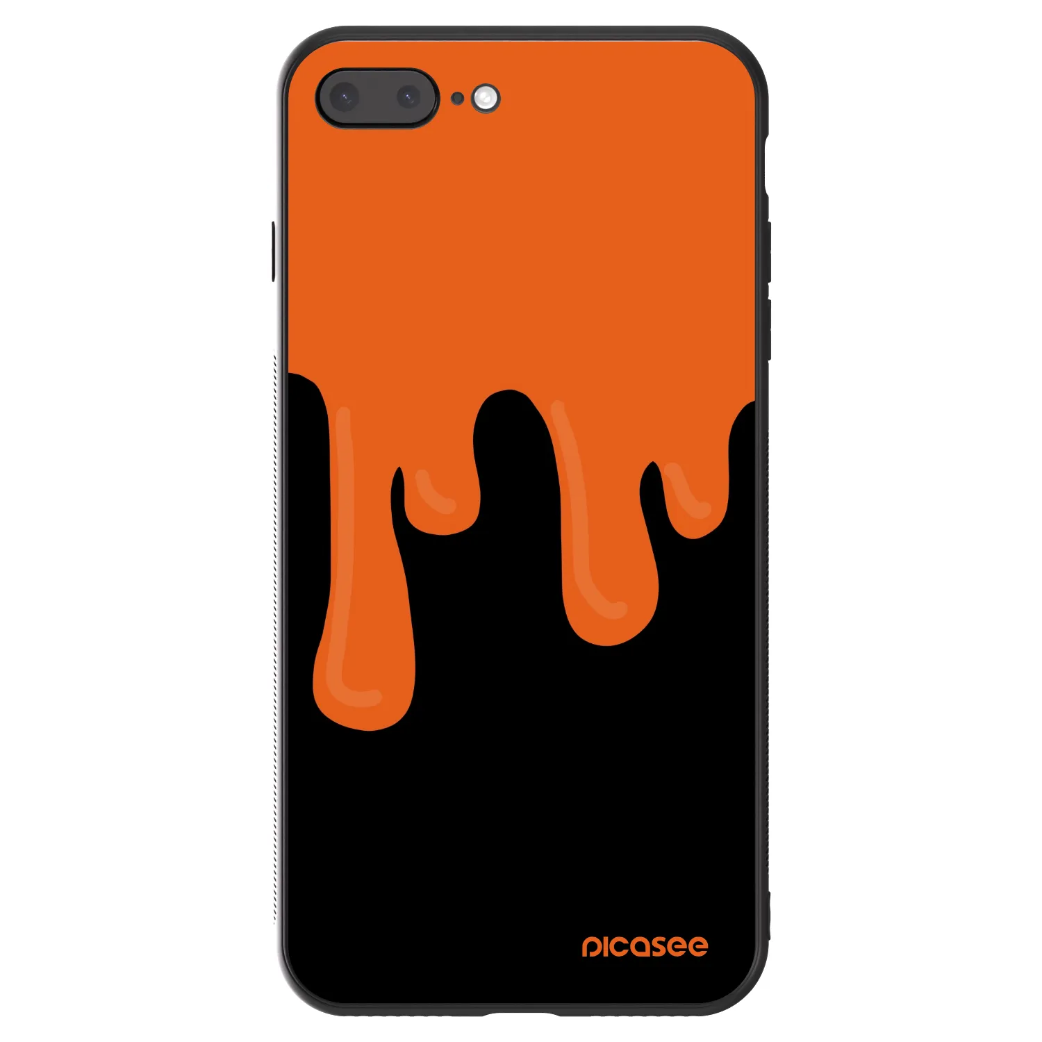 Picasee ULTIMATE CASE Apple iPhone 8 Plus - készülékre - Orange spooky