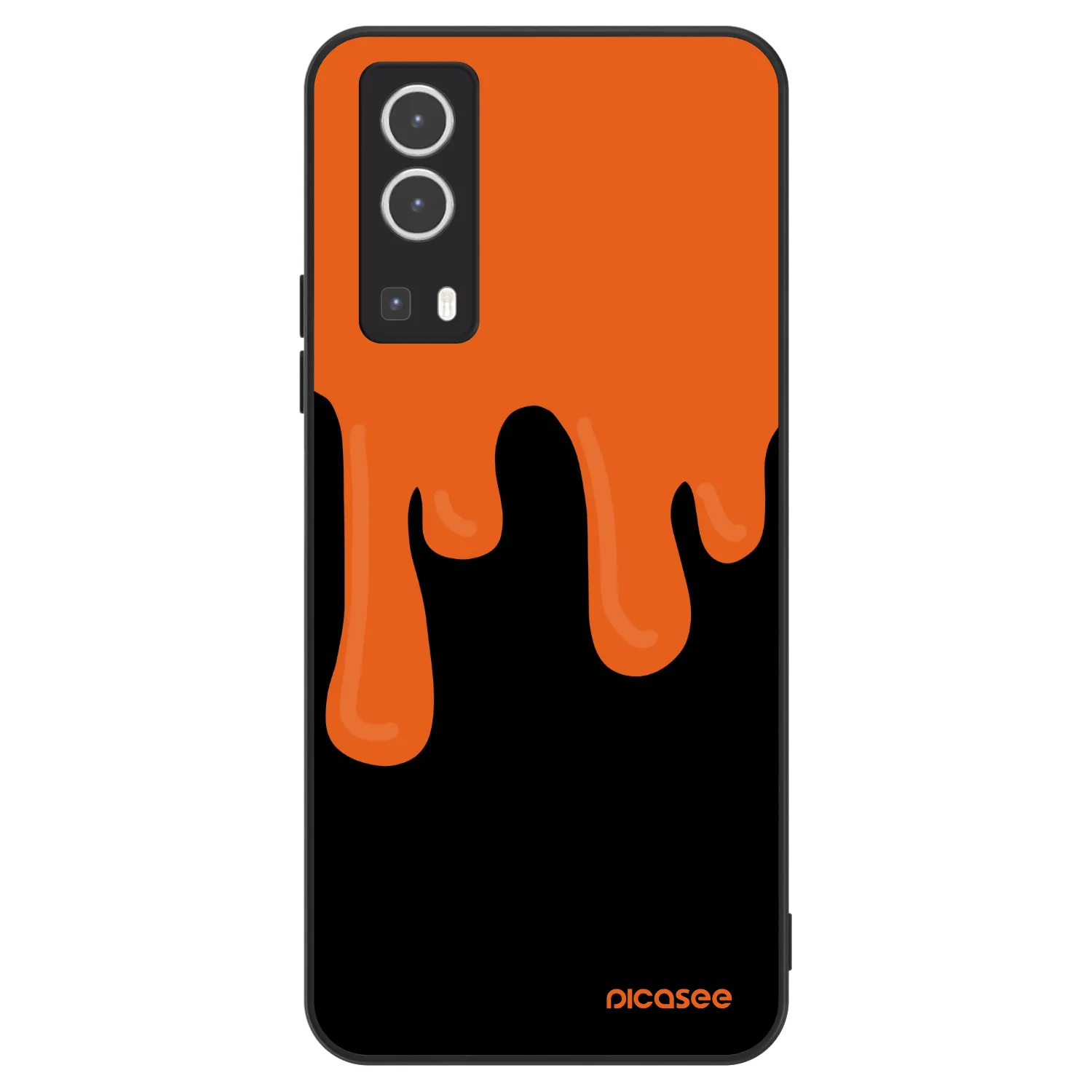Picasee ULTIMATE CASE Vivo Y72 5G - készülékre - Orange spooky