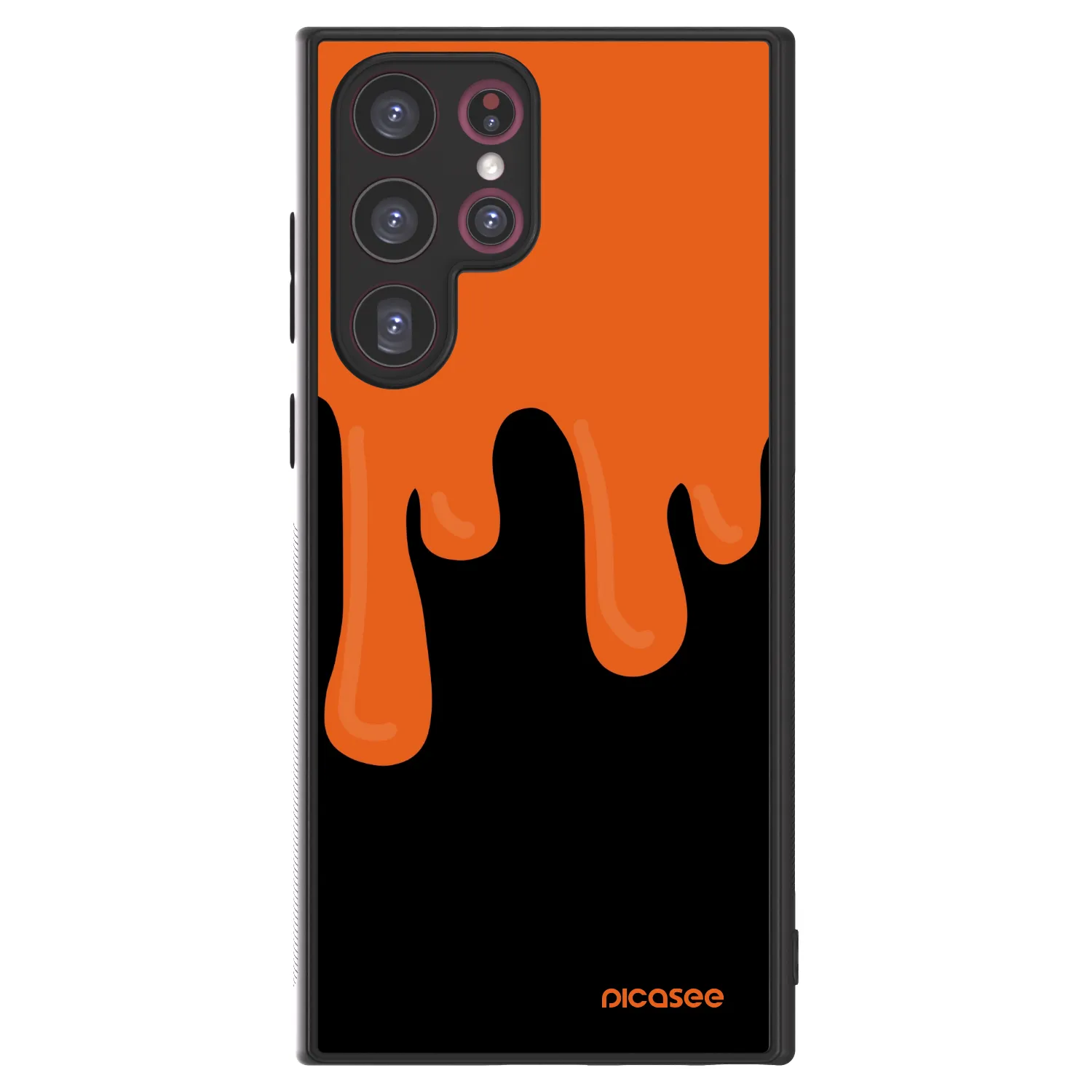 Picasee ULTIMATE CASE Samsung Galaxy S22 Ultra 5G - készülékre - Orange spooky