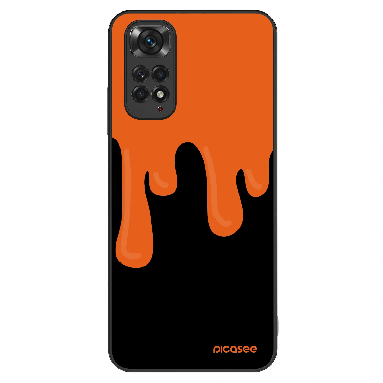 Picasee ULTIMATE CASE Xiaomi Redmi Note 11 - készülékre - Orange spooky