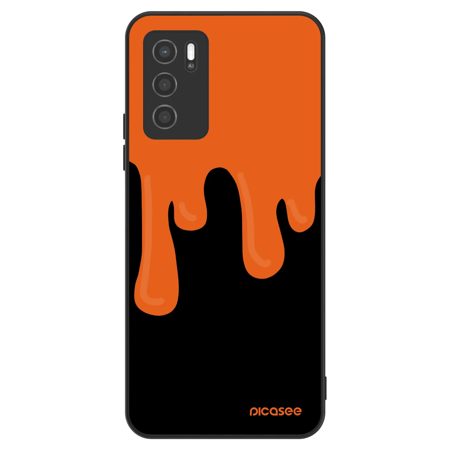 Picasee ULTIMATE CASE OPPO A16 - készülékre - Orange spooky