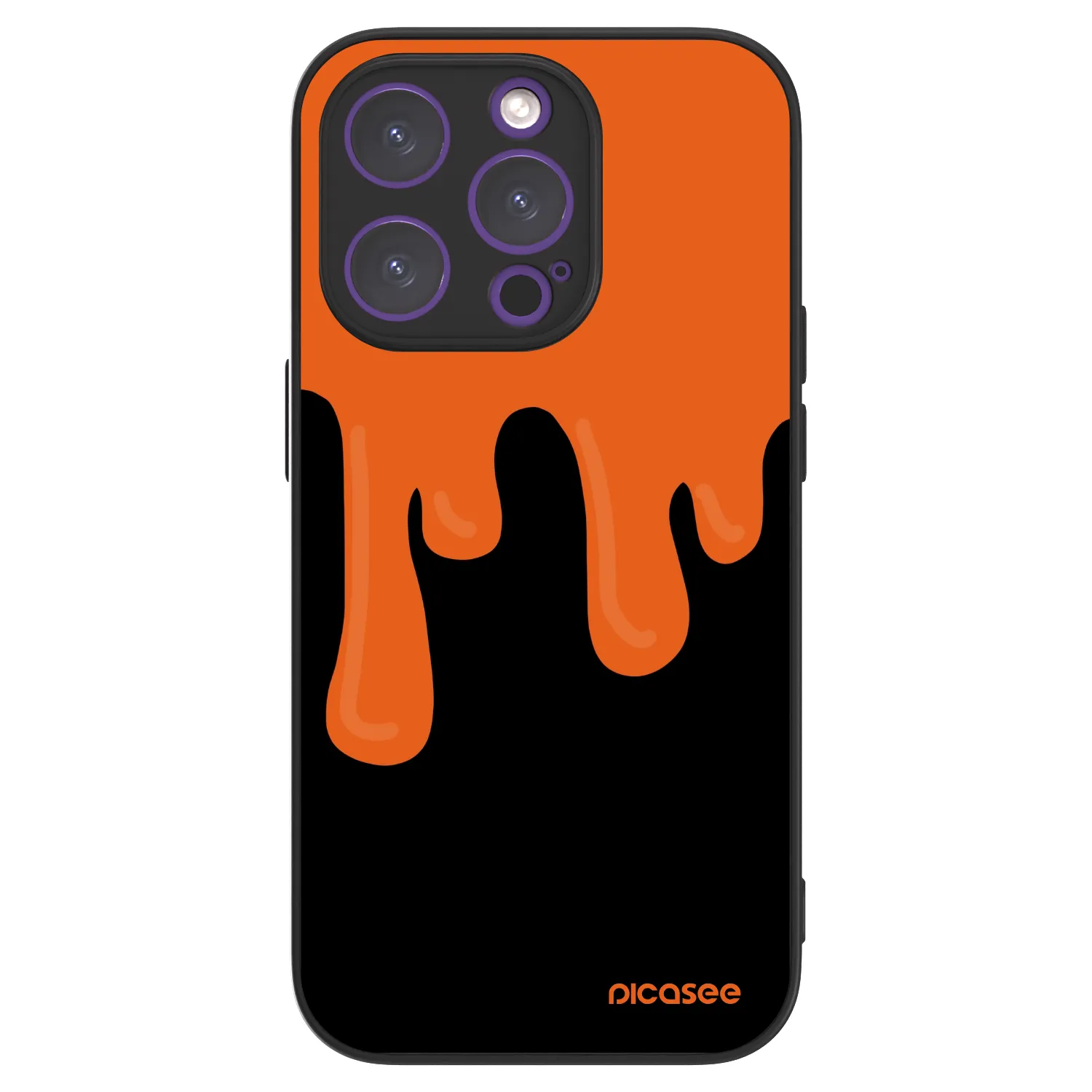 Picasee ULTIMATE CASE Apple iPhone 14 Pro - készülékre - Orange spooky