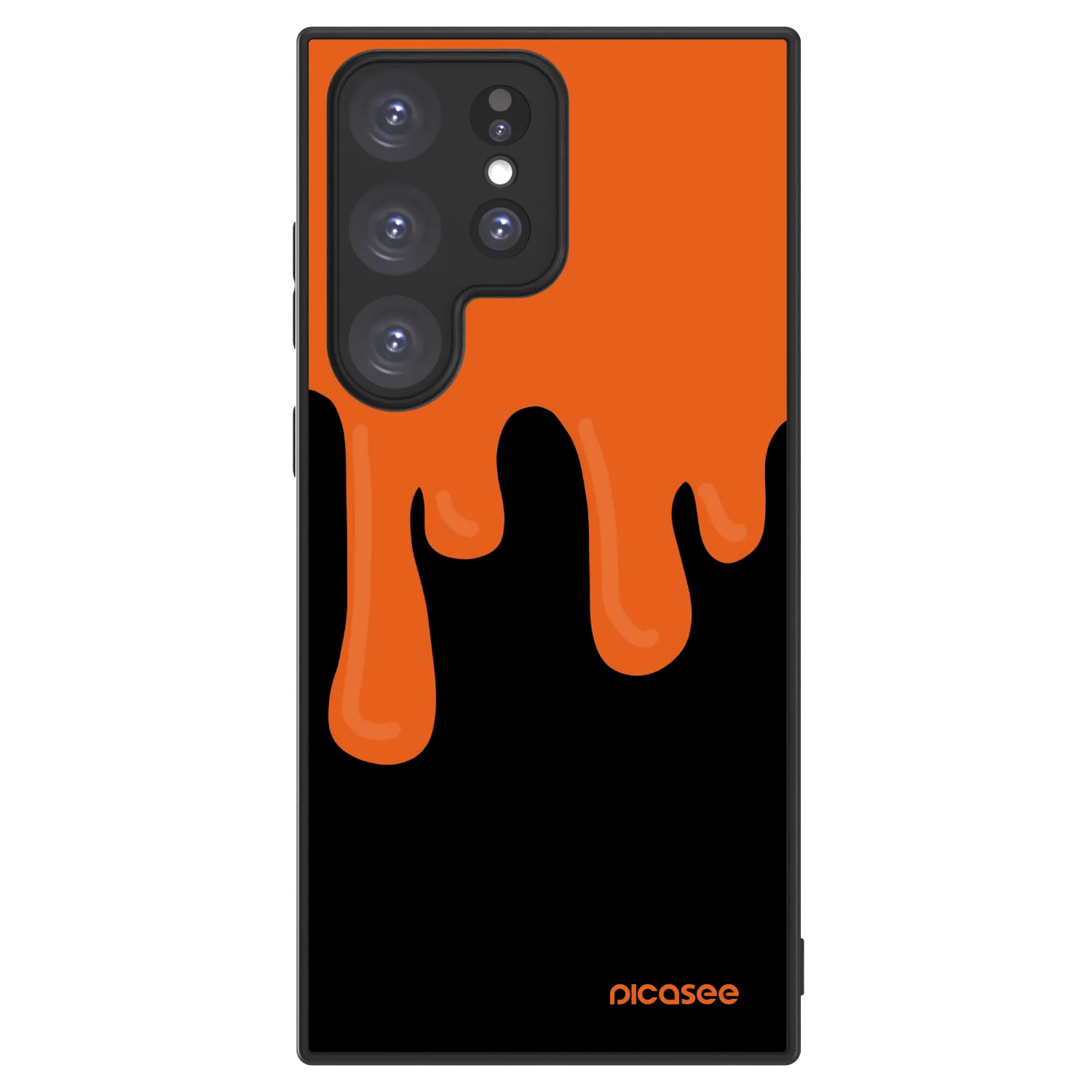 Picasee ULTIMATE CASE Samsung Galaxy S23 Ultra 5G - készülékre - Orange spooky