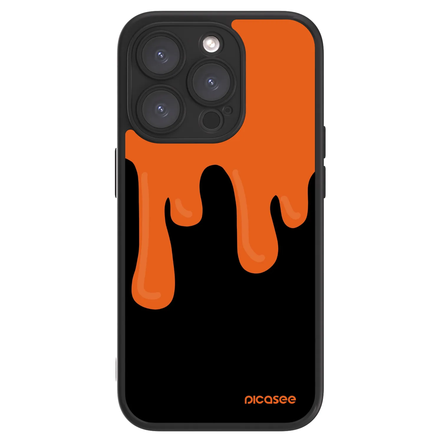 Picasee ULTIMATE CASE Apple iPhone 15 Pro - készülékre - Orange spooky
