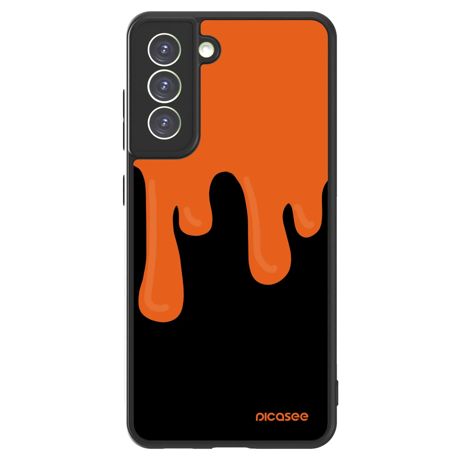 Picasee ULTIMATE CASE PowerShare Samsung Galaxy S21 FE 5G - készülékre - Orange spooky