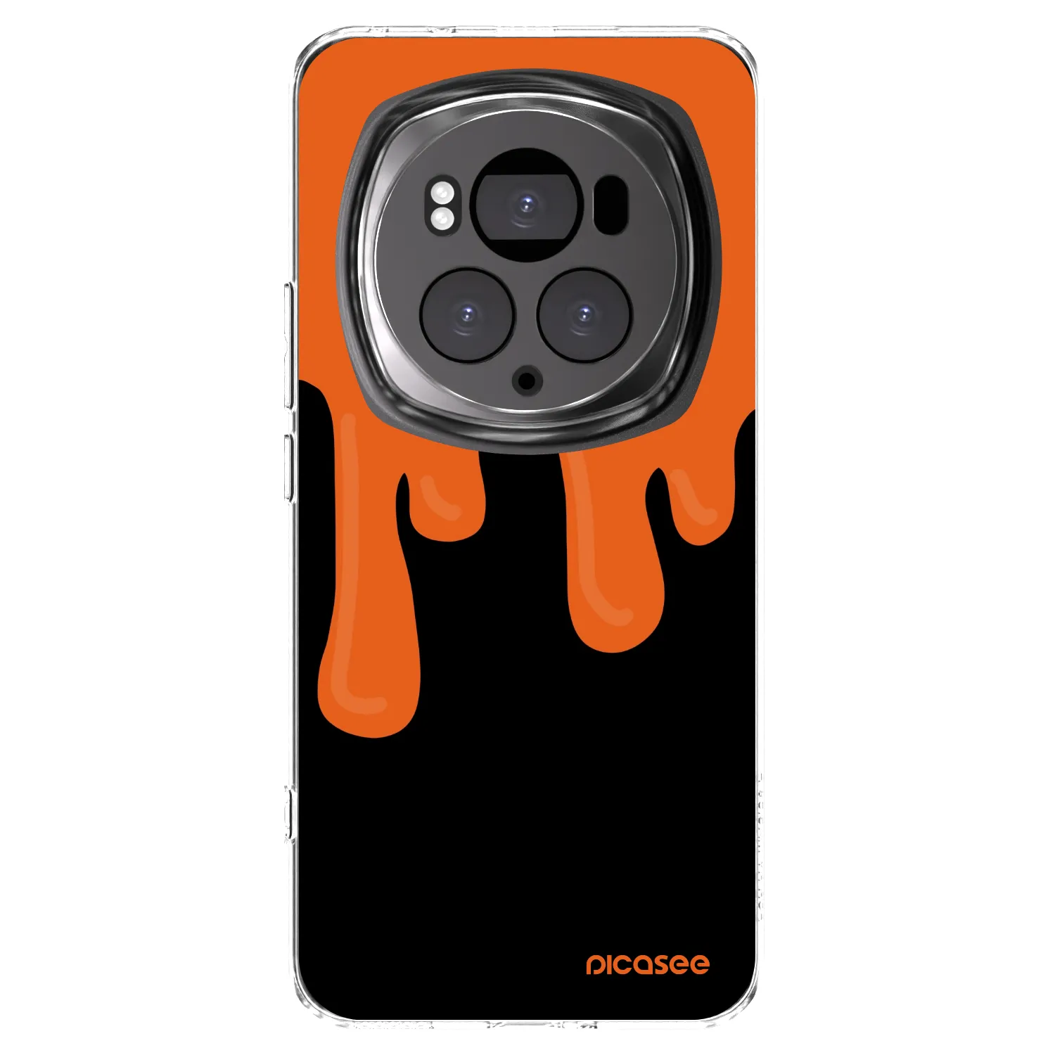 Picasee átlátszó szilikon tok az alábbi mobiltelefonokra Honor Magic6 Pro - Orange spooky
