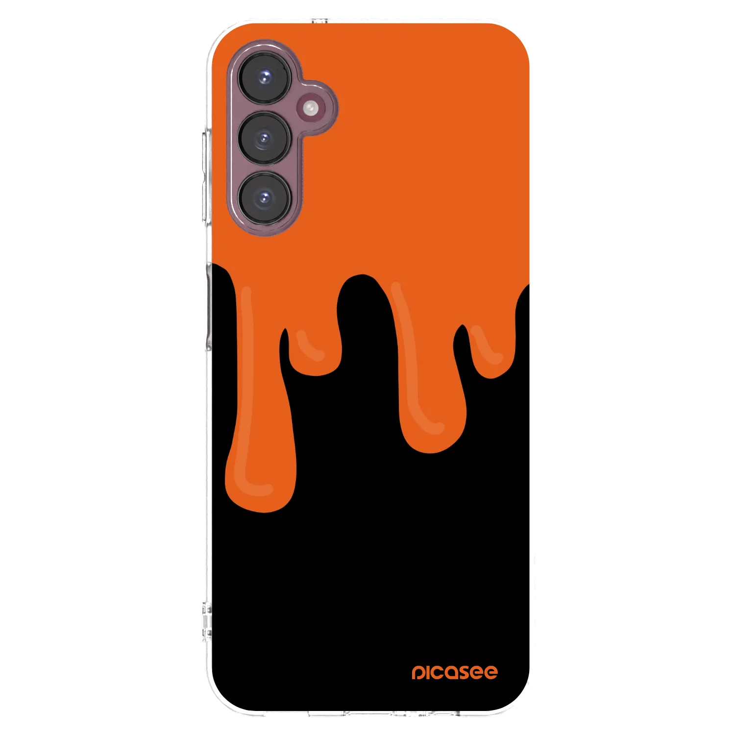 Picasee átlátszó szilikon tok az alábbi mobiltelefonokra Samsung Galaxy A05s A057G - Orange spooky