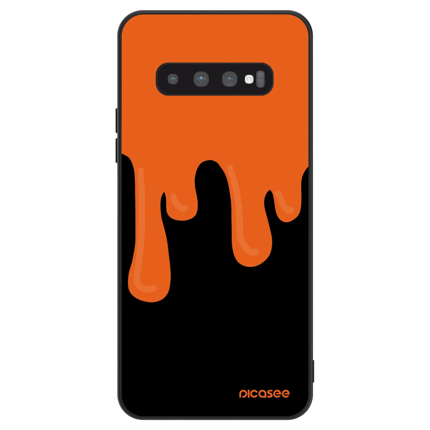 Picasee ULTIMATE CASE Samsung Galaxy S10 Plus G975 - készülékre - Orange spooky