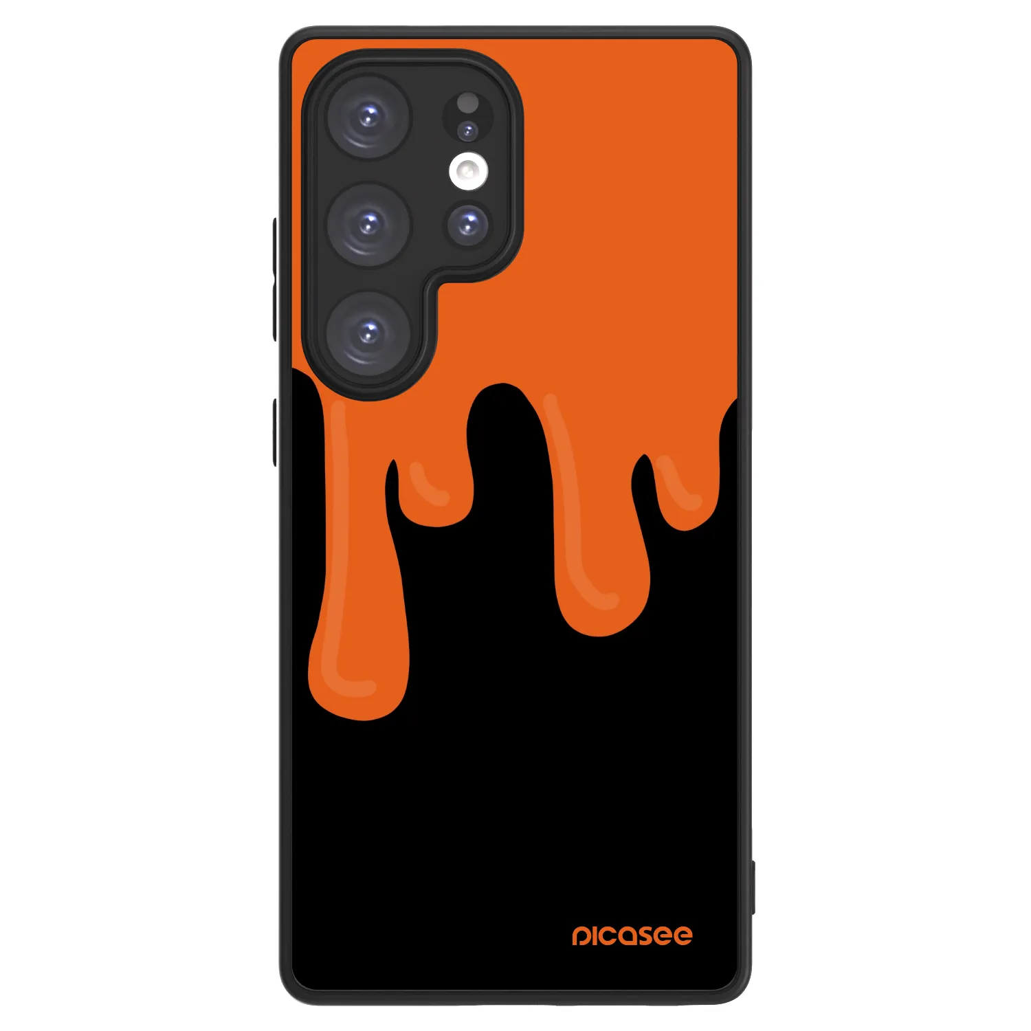 Picasee ULTIMATE CASE Samsung Galaxy S25 Ultra 5G - készülékre - Orange spooky