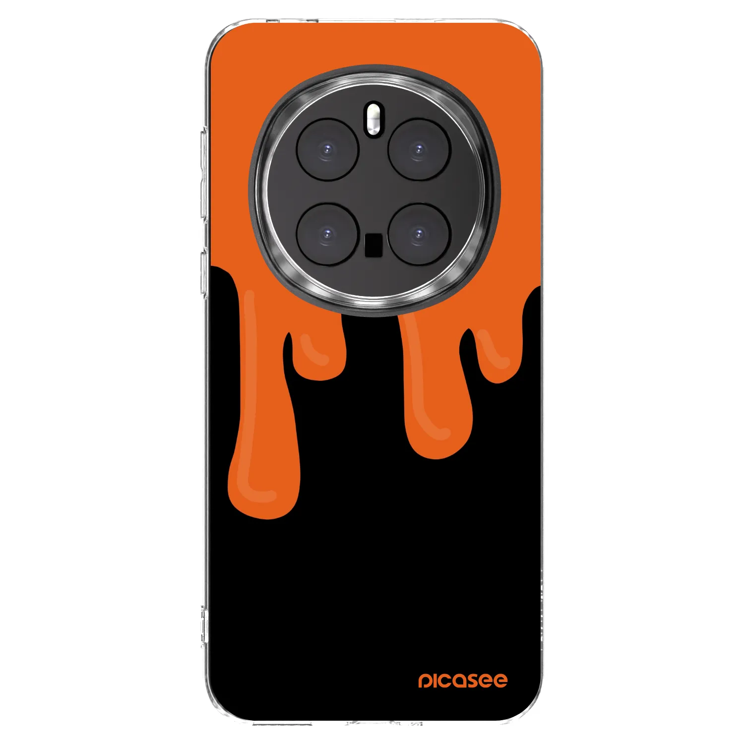 Picasee átlátszó szilikon tok az alábbi mobiltelefonokra Honor Magic7 Pro 5G - Orange spooky