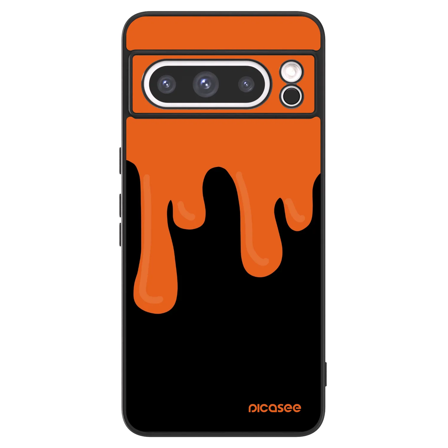 Picasee ULTIMATE CASE Google Pixel 8 Pro - készülékre - Orange spooky