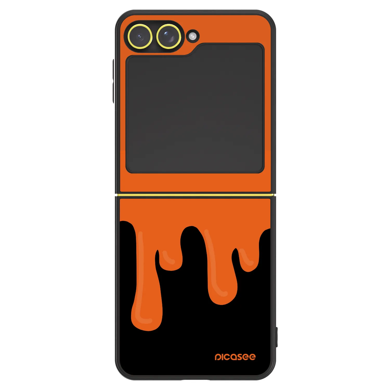 Picasee ULTIMATE CASE Samsung Galaxy Z Flip5 5G - készülékre - Orange spooky