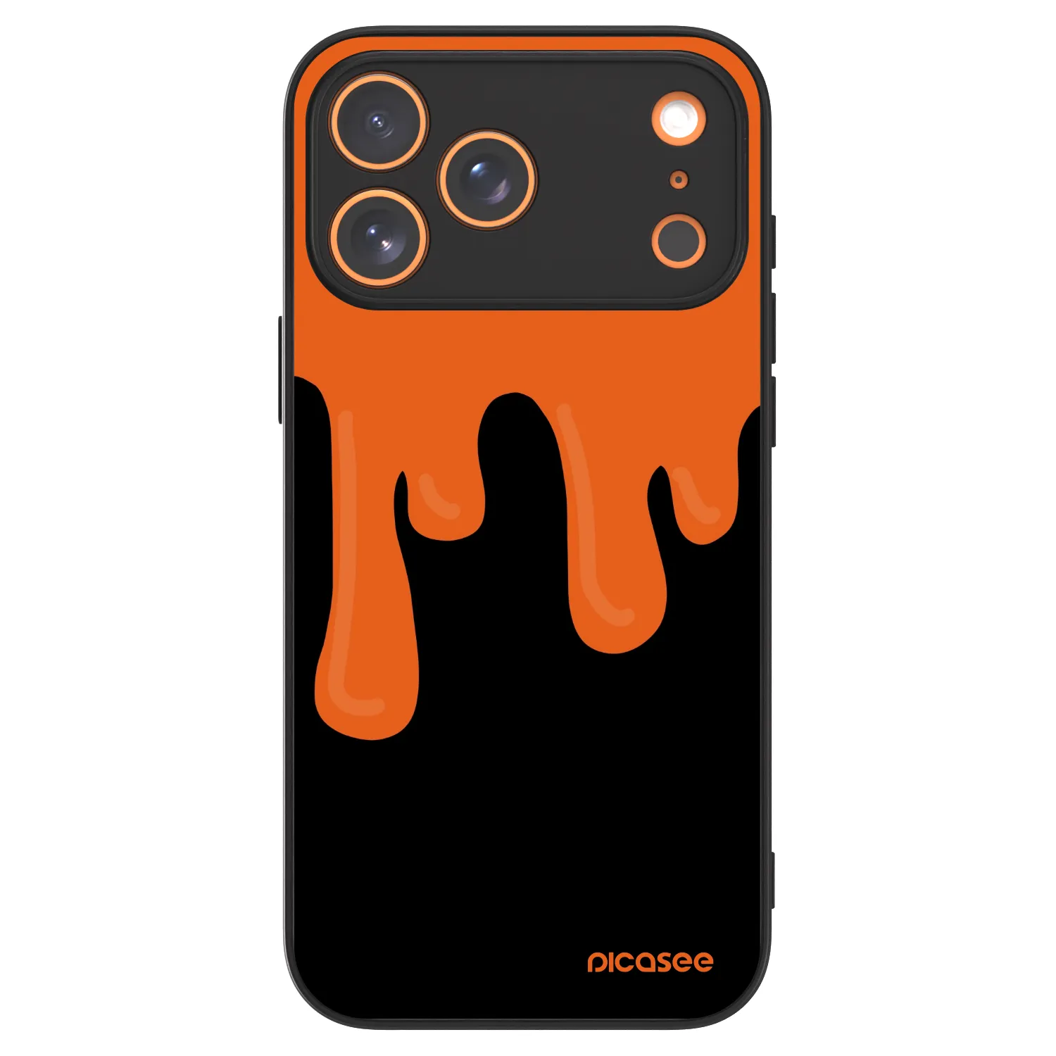 Picasee ULTIMATE CASE MagSafe Apple iPhone 17 Pro Max - készülékre - Orange spooky