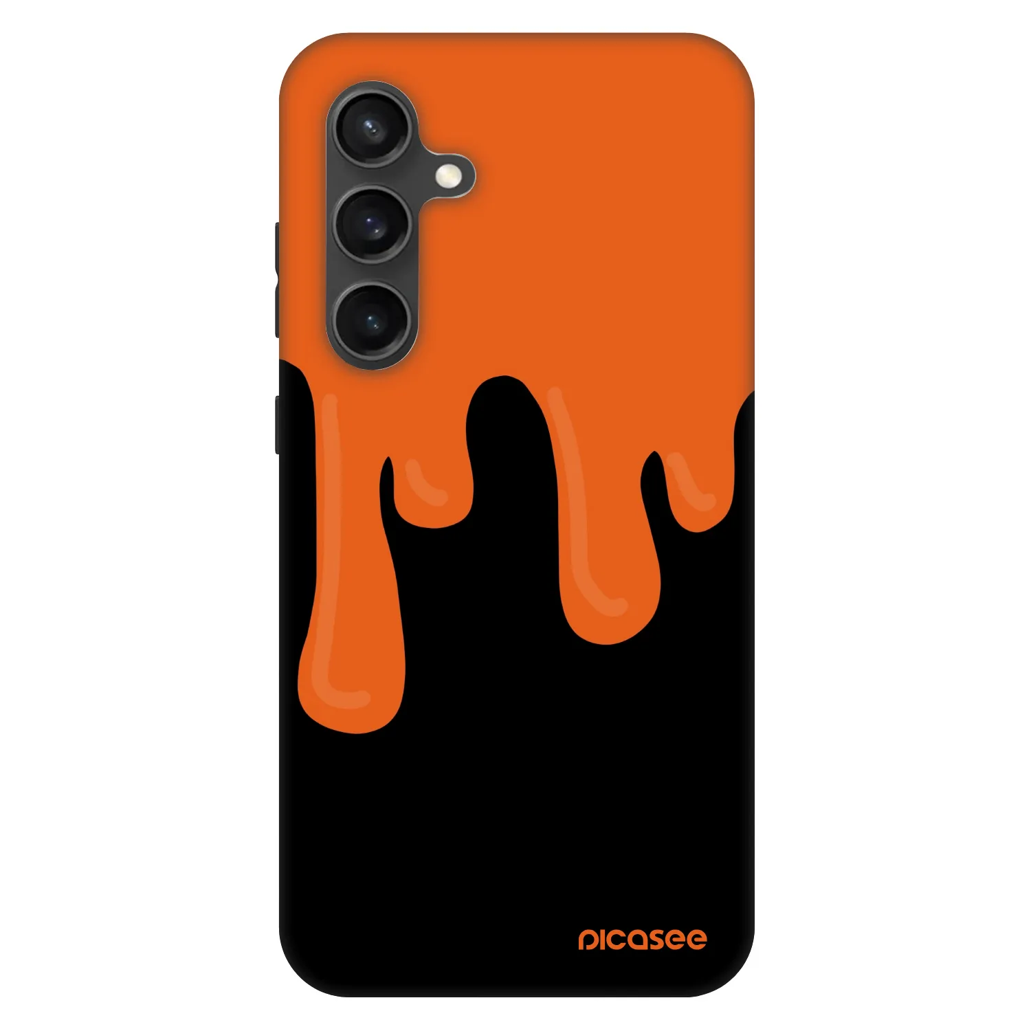 Picasee Fashion Case Samsung Galaxy S24 FE S721B - Orange spooky