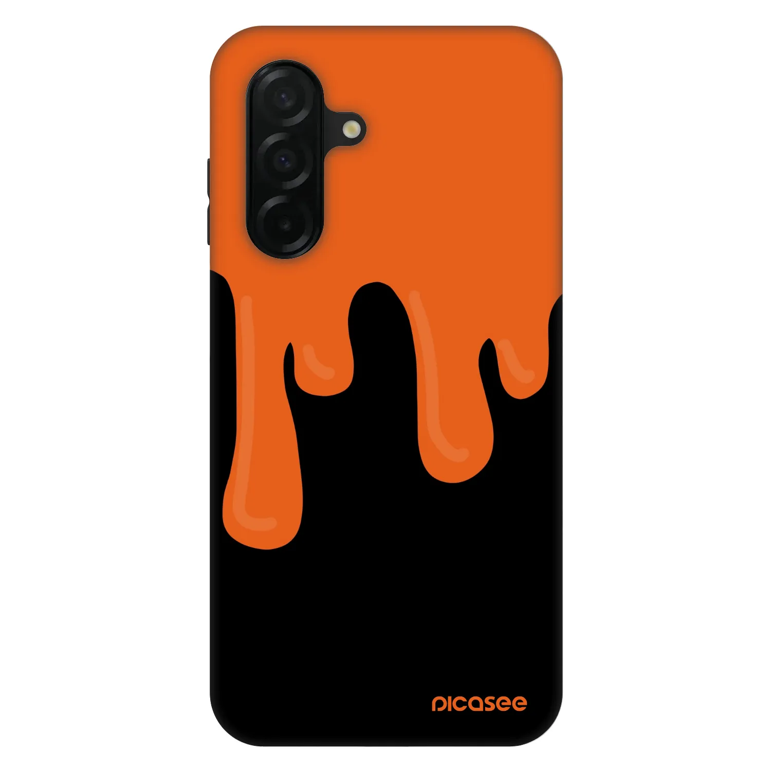 Picasee Fashion Case Samsung Galaxy A26 5G A266B - Orange spooky