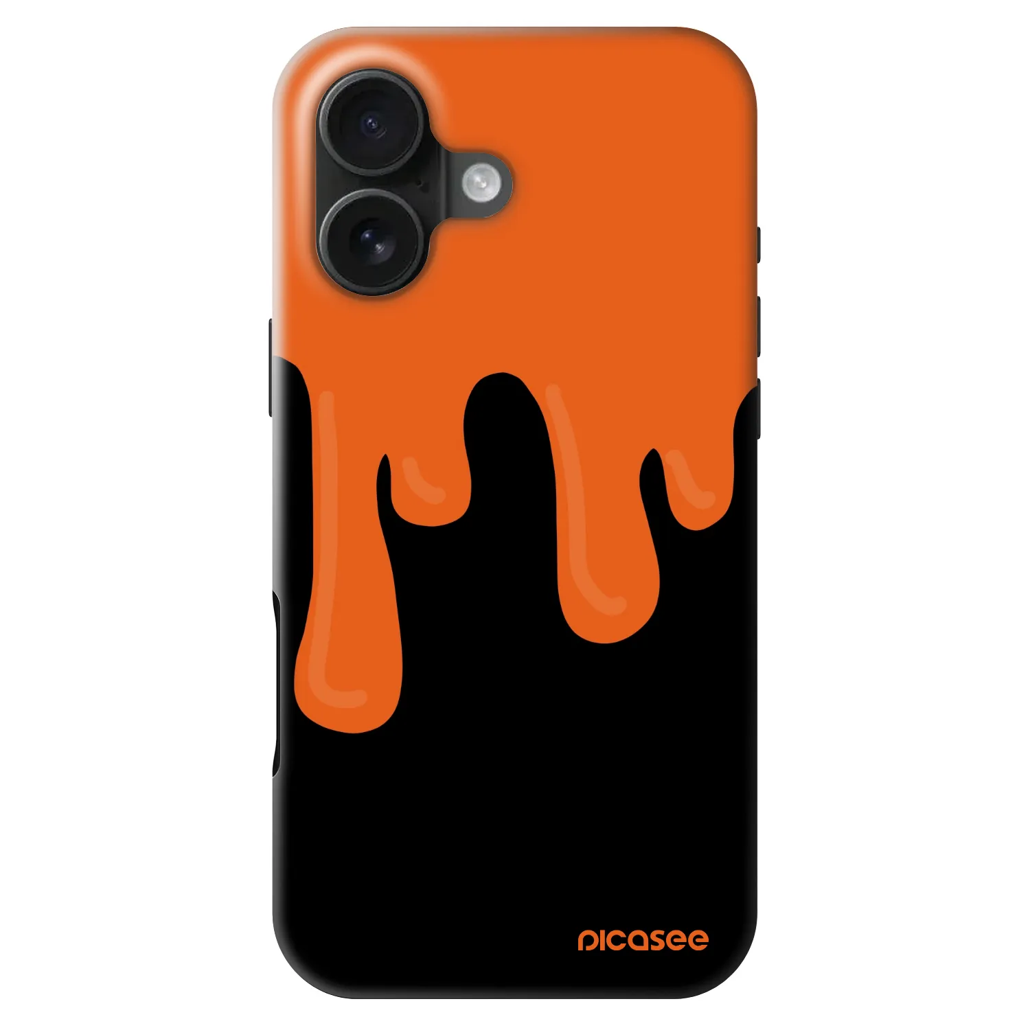Picasee Fashion Case MagSafe Apple iPhone 16 - Orange spooky
