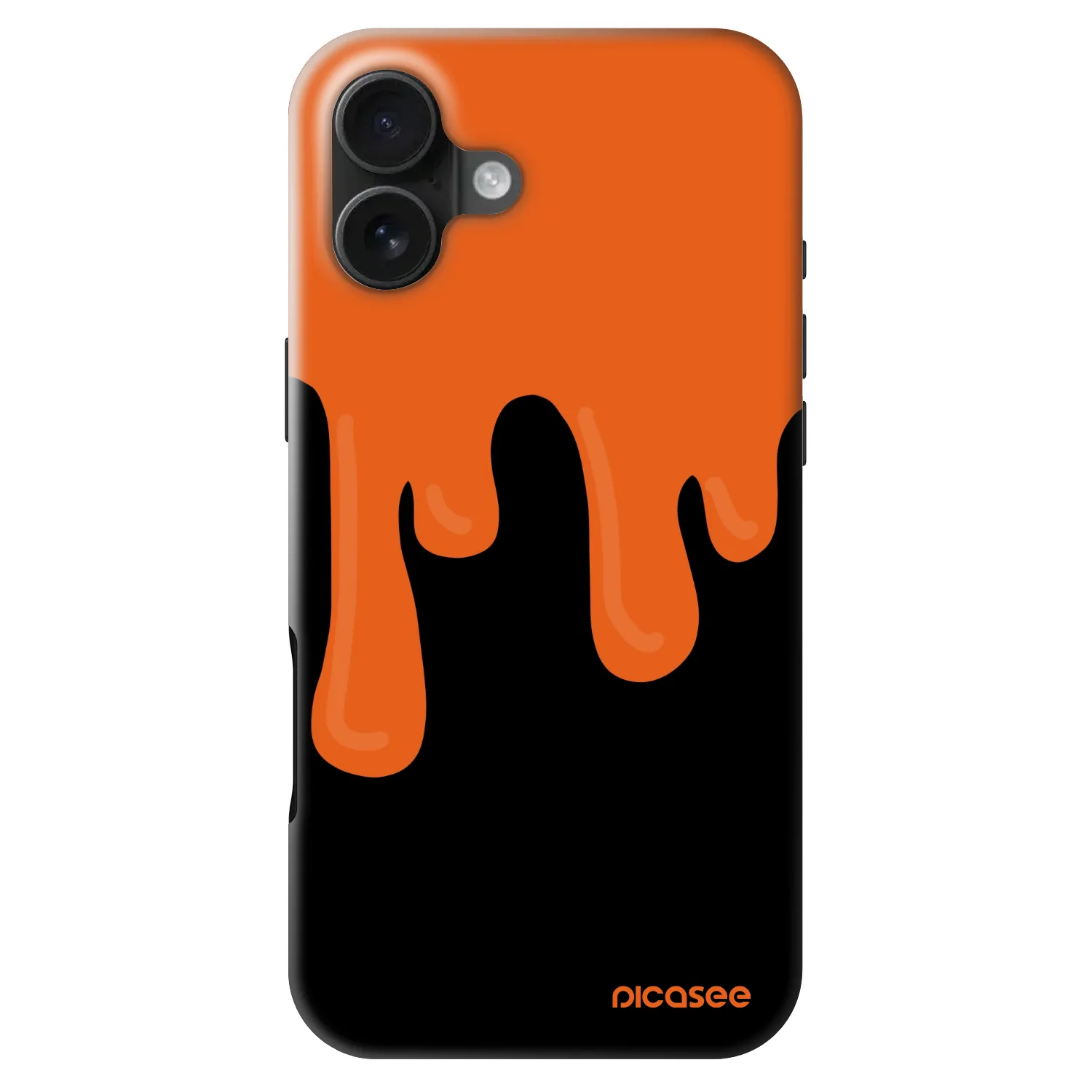 Picasee Fashion Case MagSafe Apple iPhone 16 Plus - Orange spooky