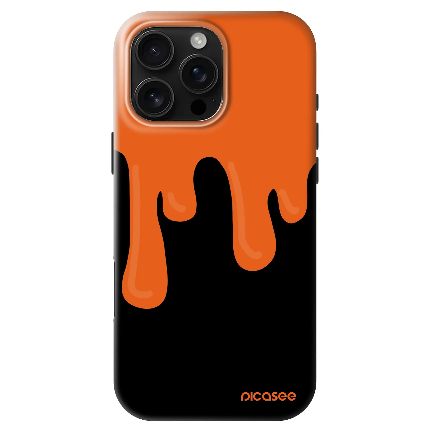 Picasee Fashion Case MagSafe Apple iPhone 16 Pro Max - Orange spooky